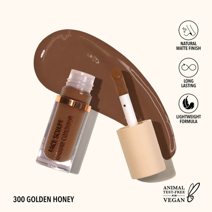 Moira Face Sculpt Liquid Contour-300 Golden Honey - كونتور